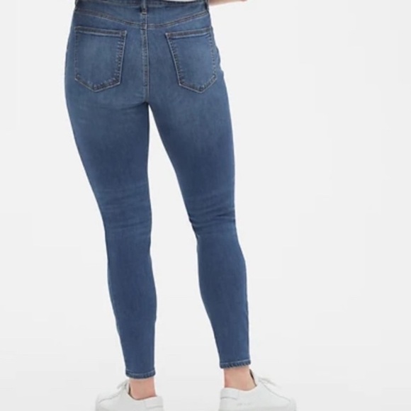 Gap 1969 True Skinny Jeans Blue SIZE 34/18R - Picture 5 of 9